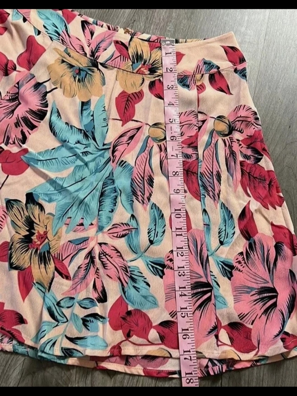 ๐๐ For Love And Lemons Floral Pink Tie-Front Mini Skirt And Top S So Cute! - Picture 7 of 10